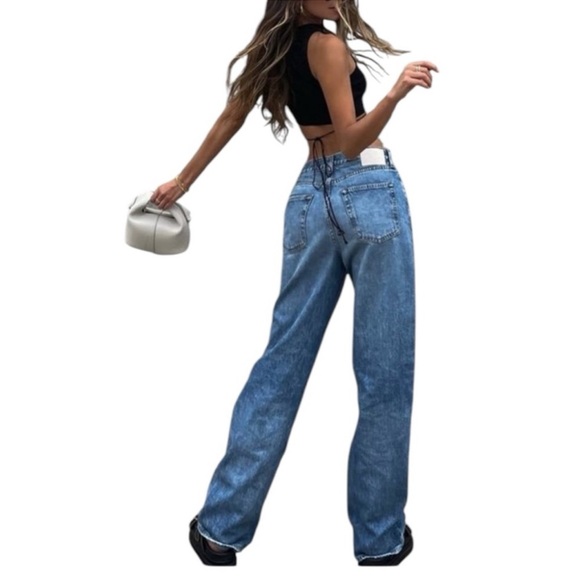 GRLFRND Bella Low Rise Boyfriend in Gramercy Park size 23 - Picture 13 of 14